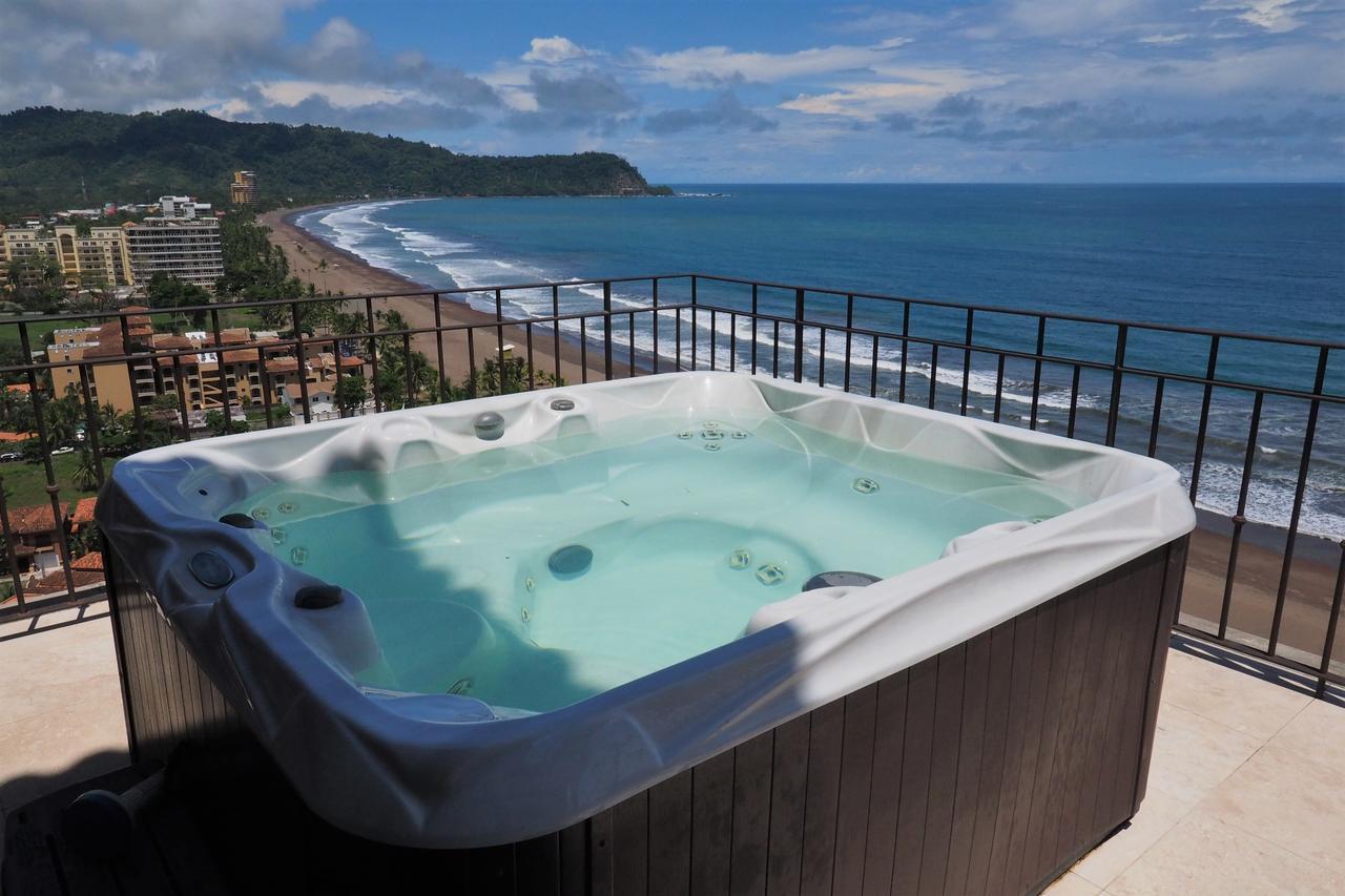 Ferienwohnung Expectacular Penthouse Frente Al Mar Con Jacuzzi Jacó Exterior foto